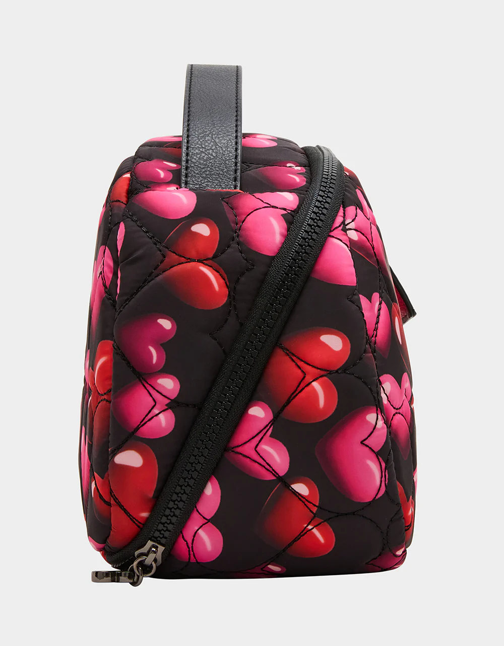 LOAF COSMETIC CASE WITH MIRROR BLACK/MULTI - Image 4